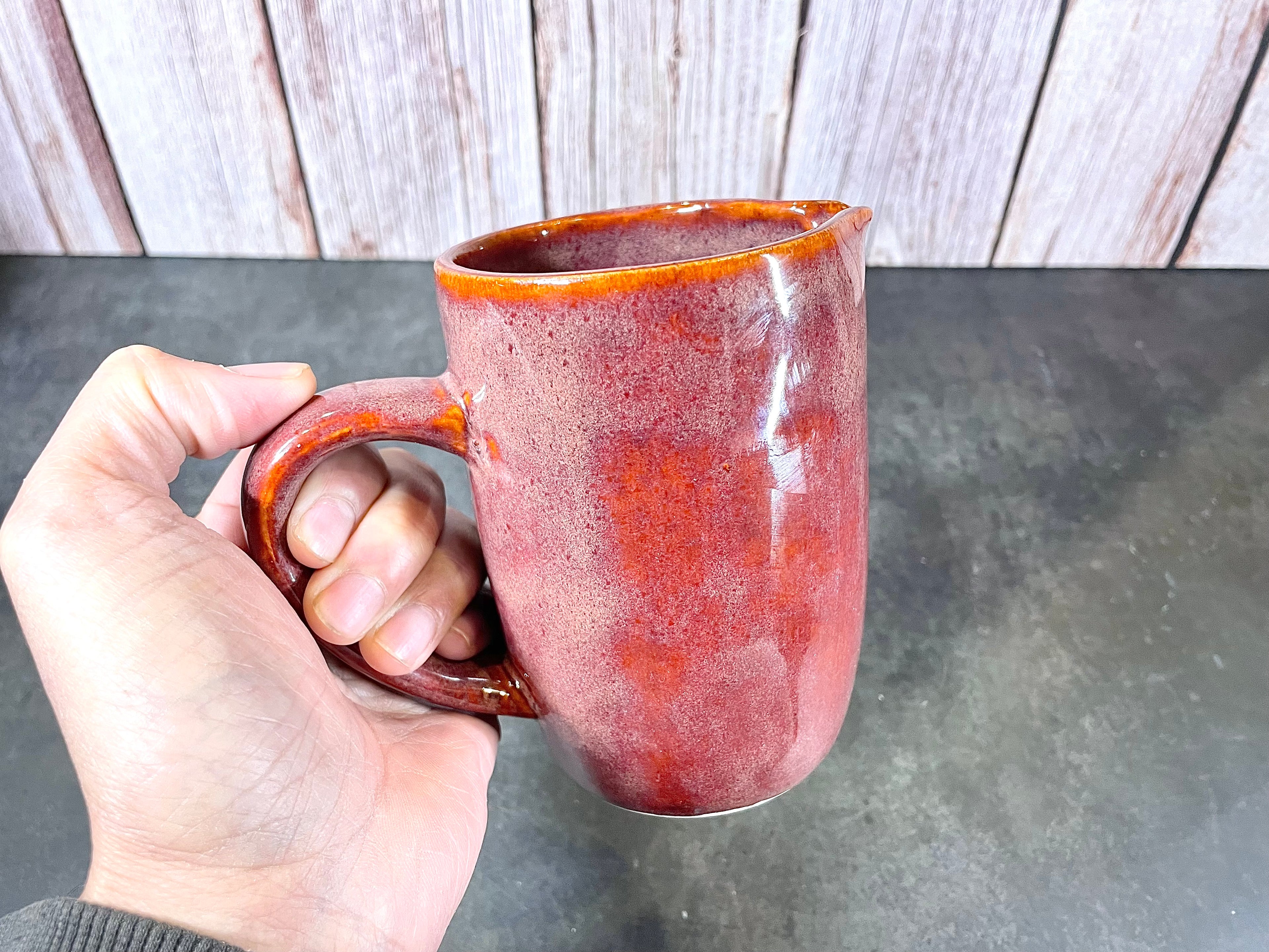 Tumbler with Handle & Pour Spout