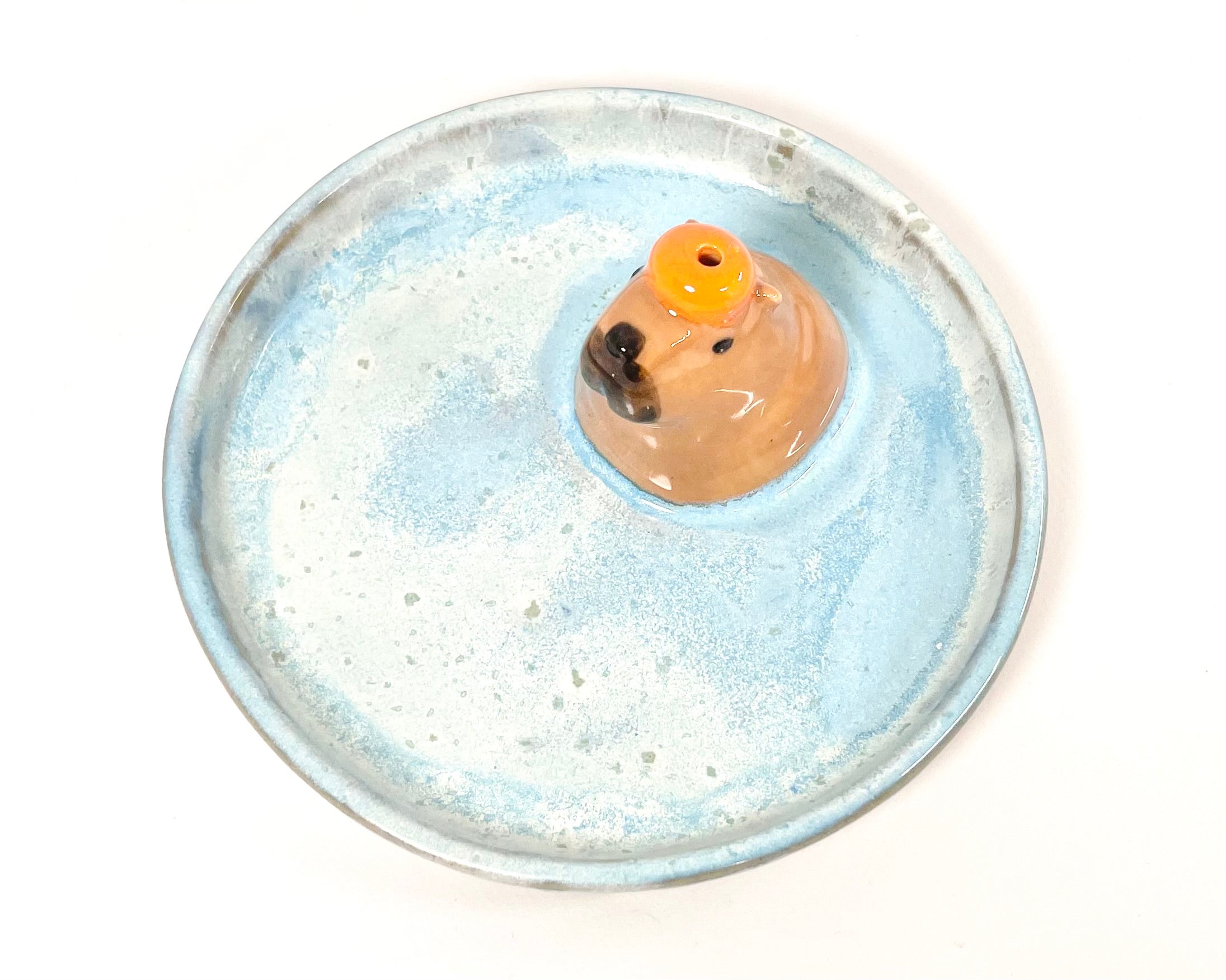 Trinket Tray / Incense Burner - Capybara