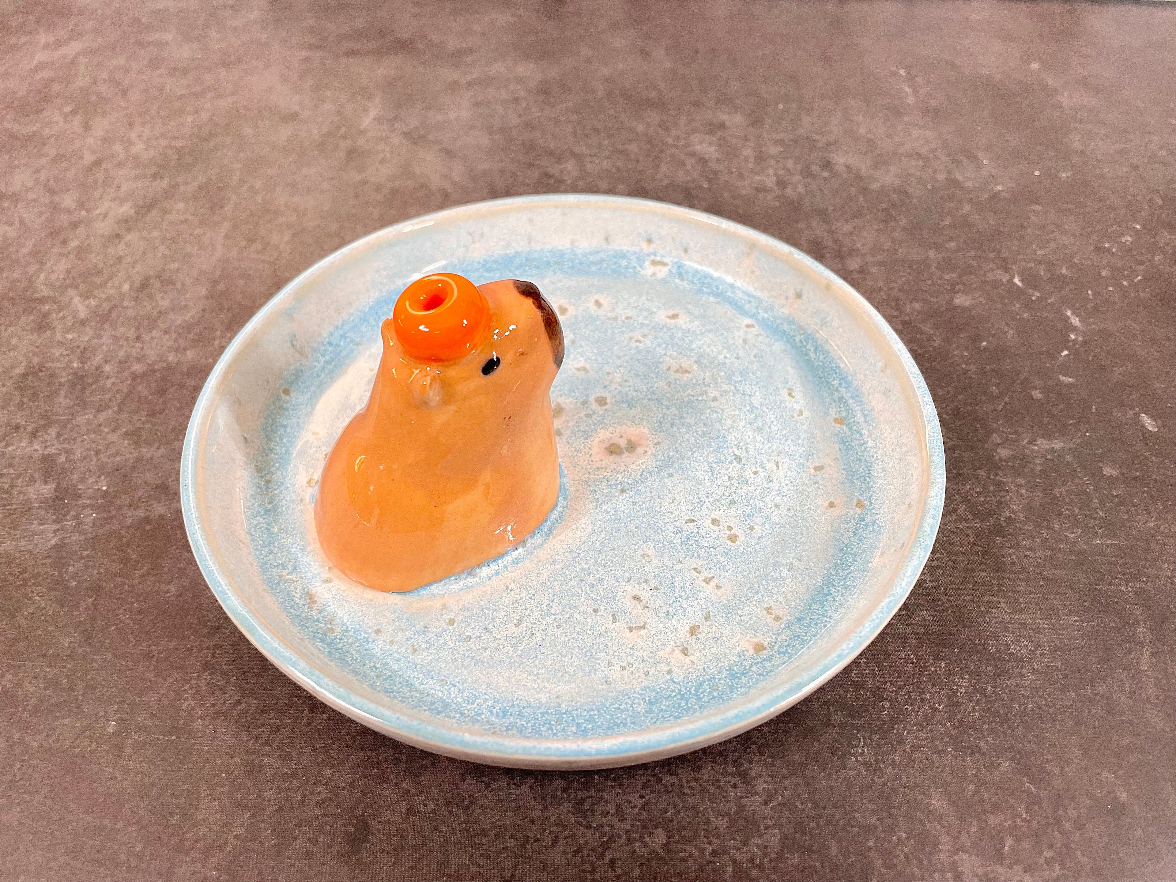 Trinket Tray / Incense Burner - Capybara