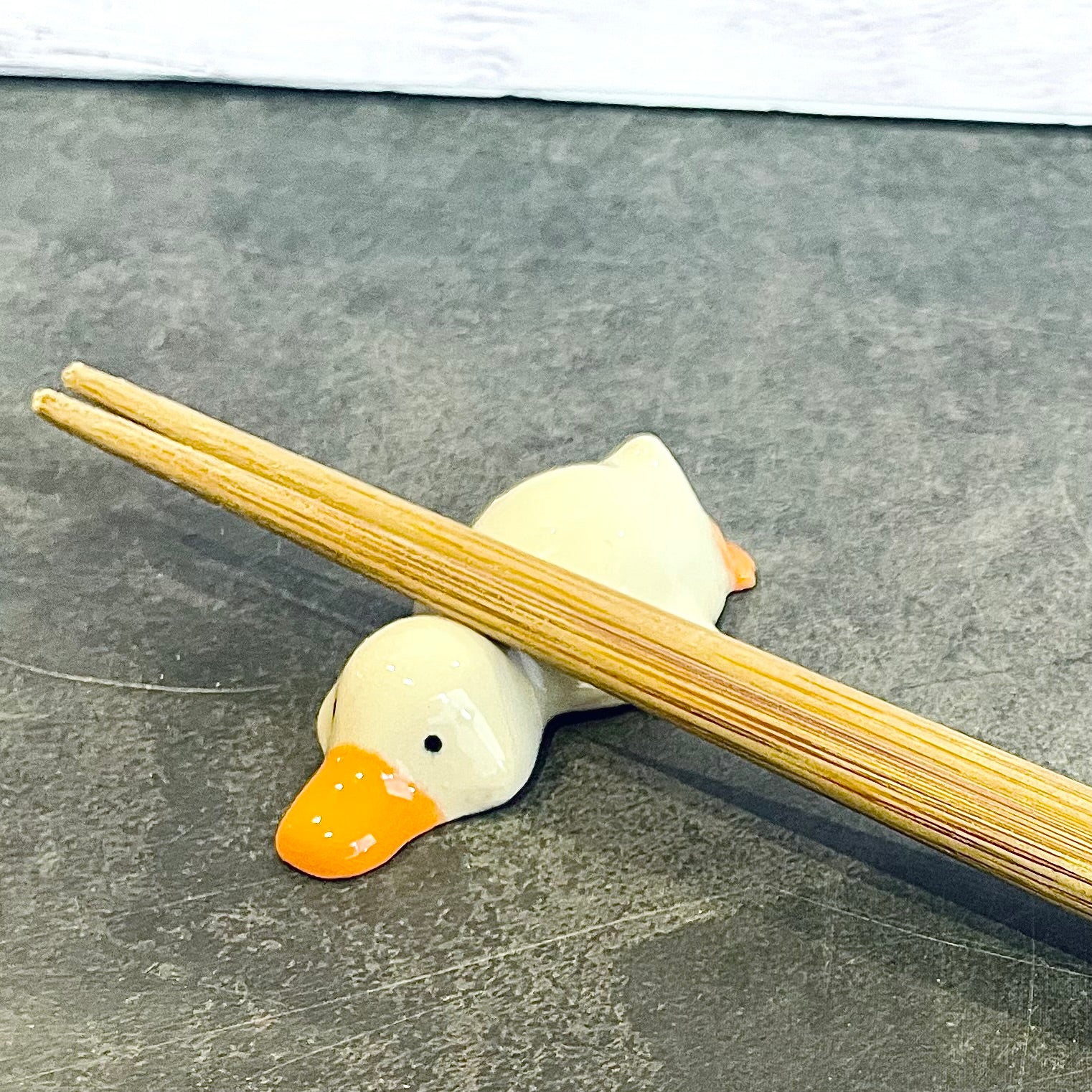 Chopstick Holder - White Duck