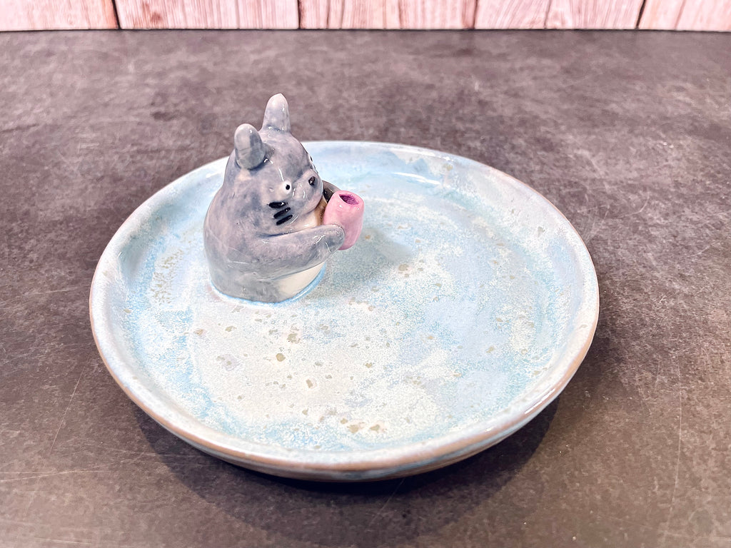 Trinket Tray / Incense Burner - Totoro