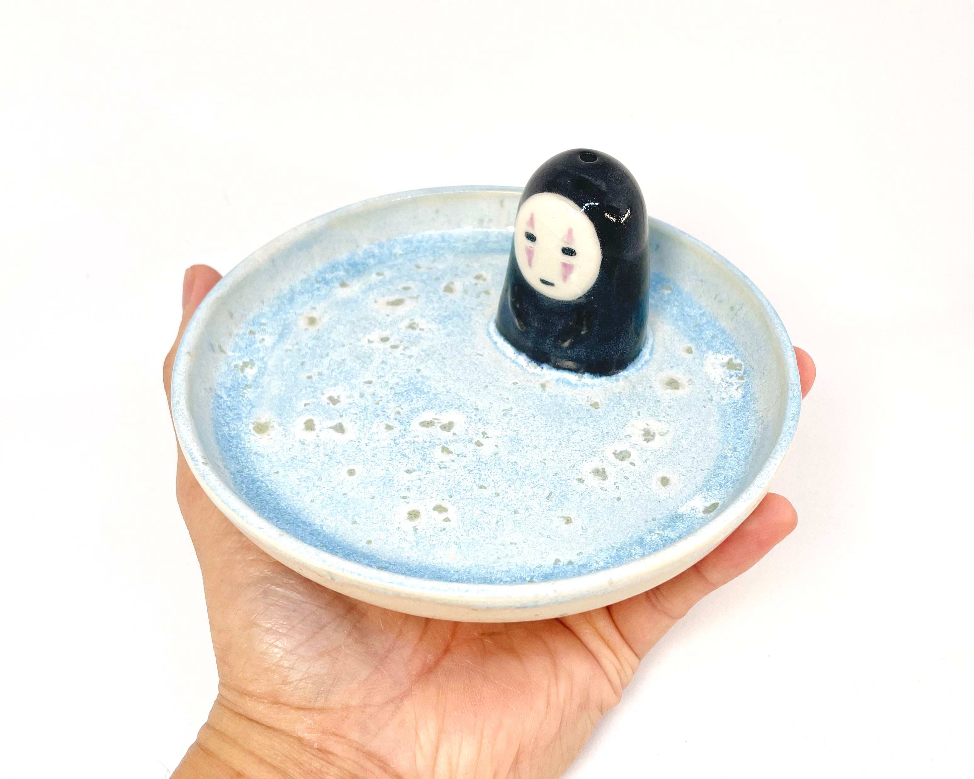 Trinket Tray / Incense Burner - Noface