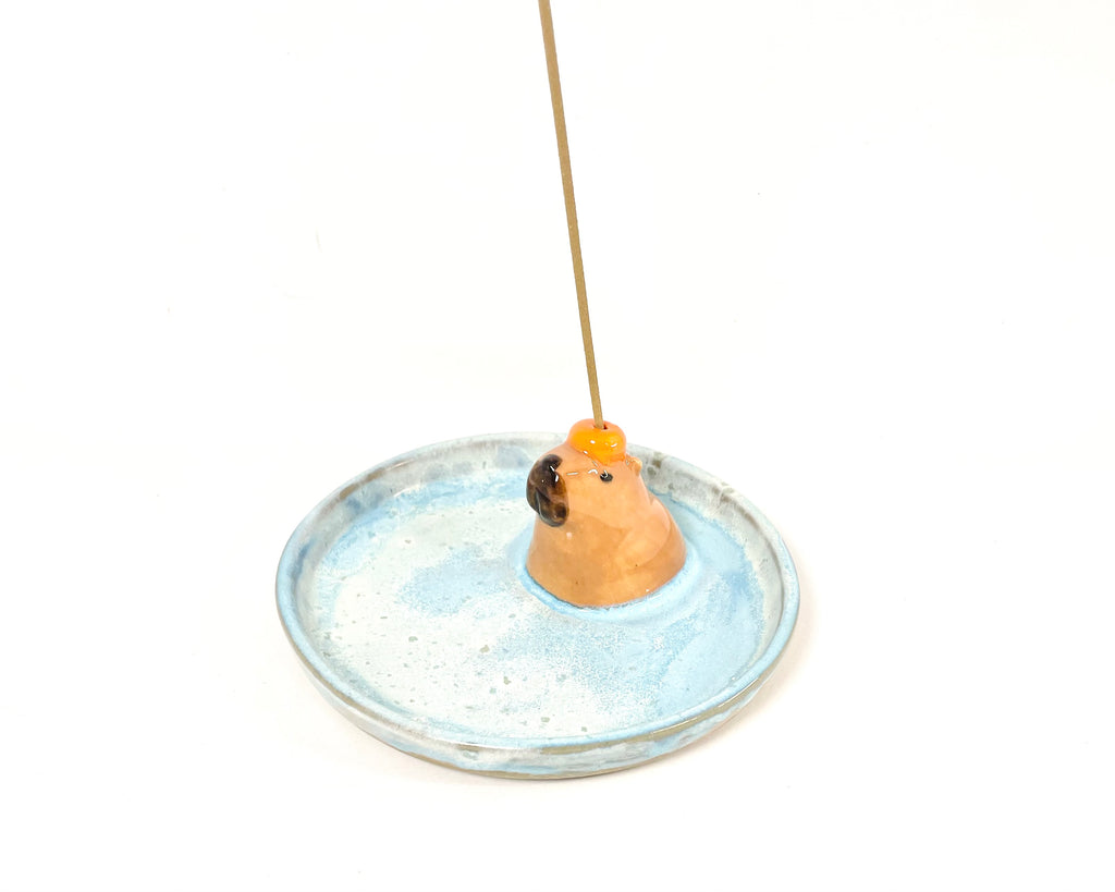 Trinket Tray / Incense Burner - Capybara