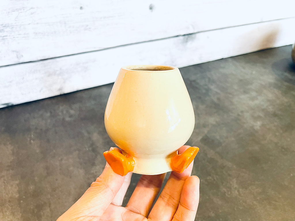 Chasen Bamboo Whisk Holder - Duck Feet