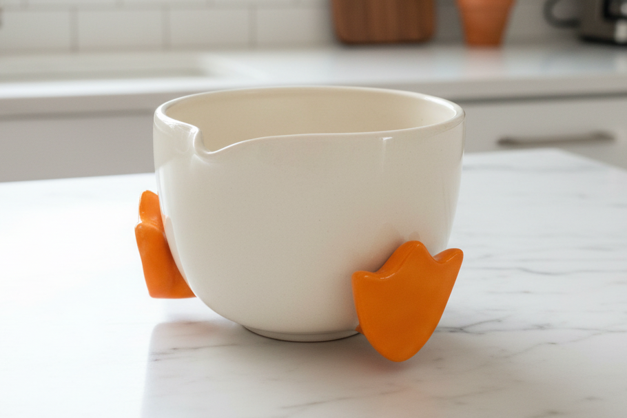 Matcha Bowl - White Duck Matcha Bowl