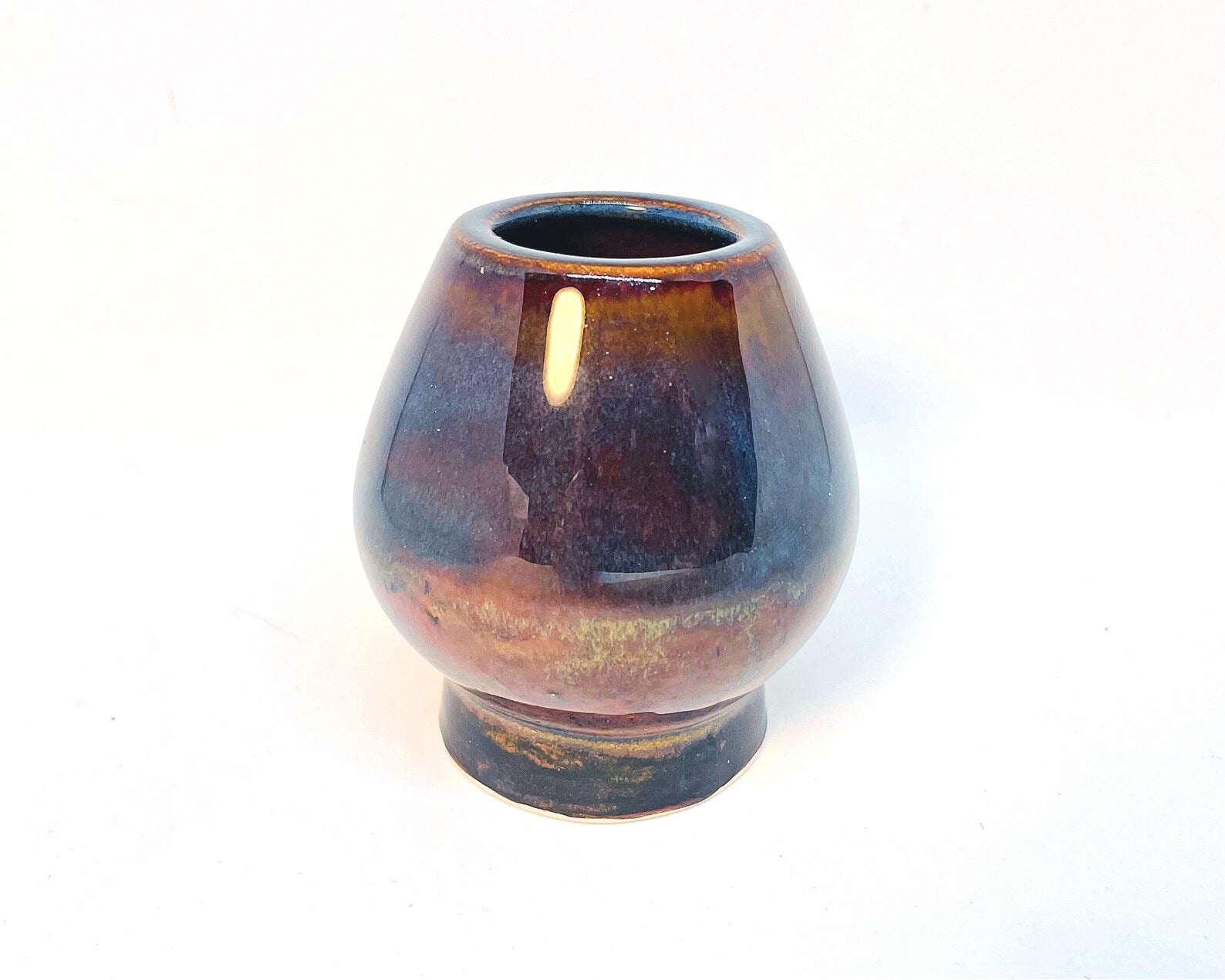 Handmade ceramic Matcha Bowl Set - With Handle