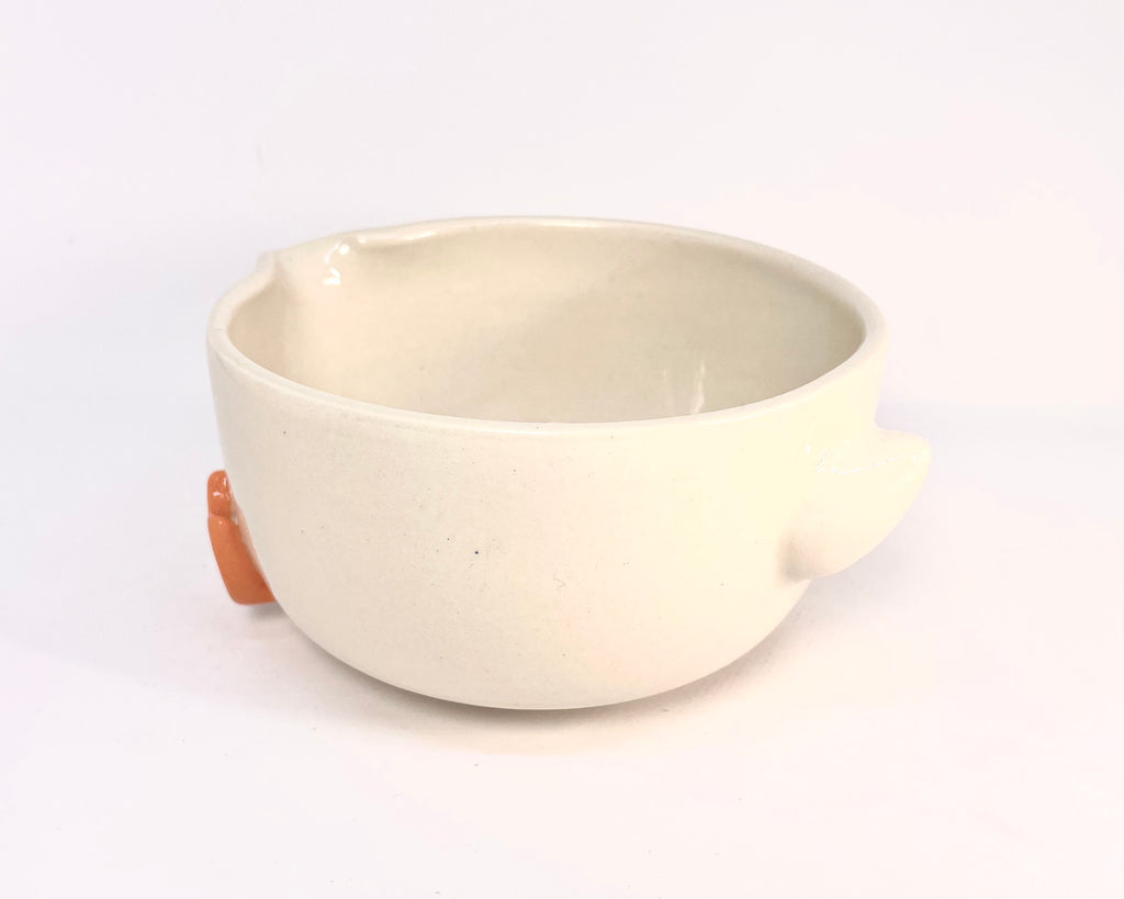 Ducky Handmade Ceramic Matcha Bowl - Unique Chawan for Japanese Tea Ceremony