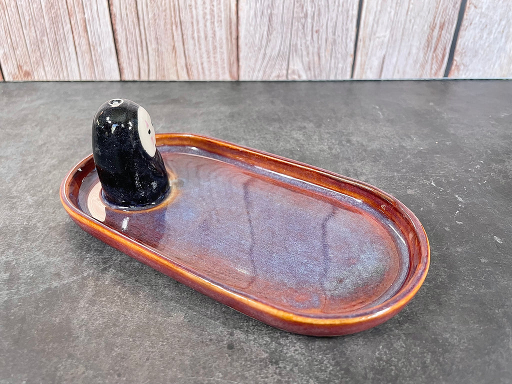 Trinket Tray / Incense Burner - Noface