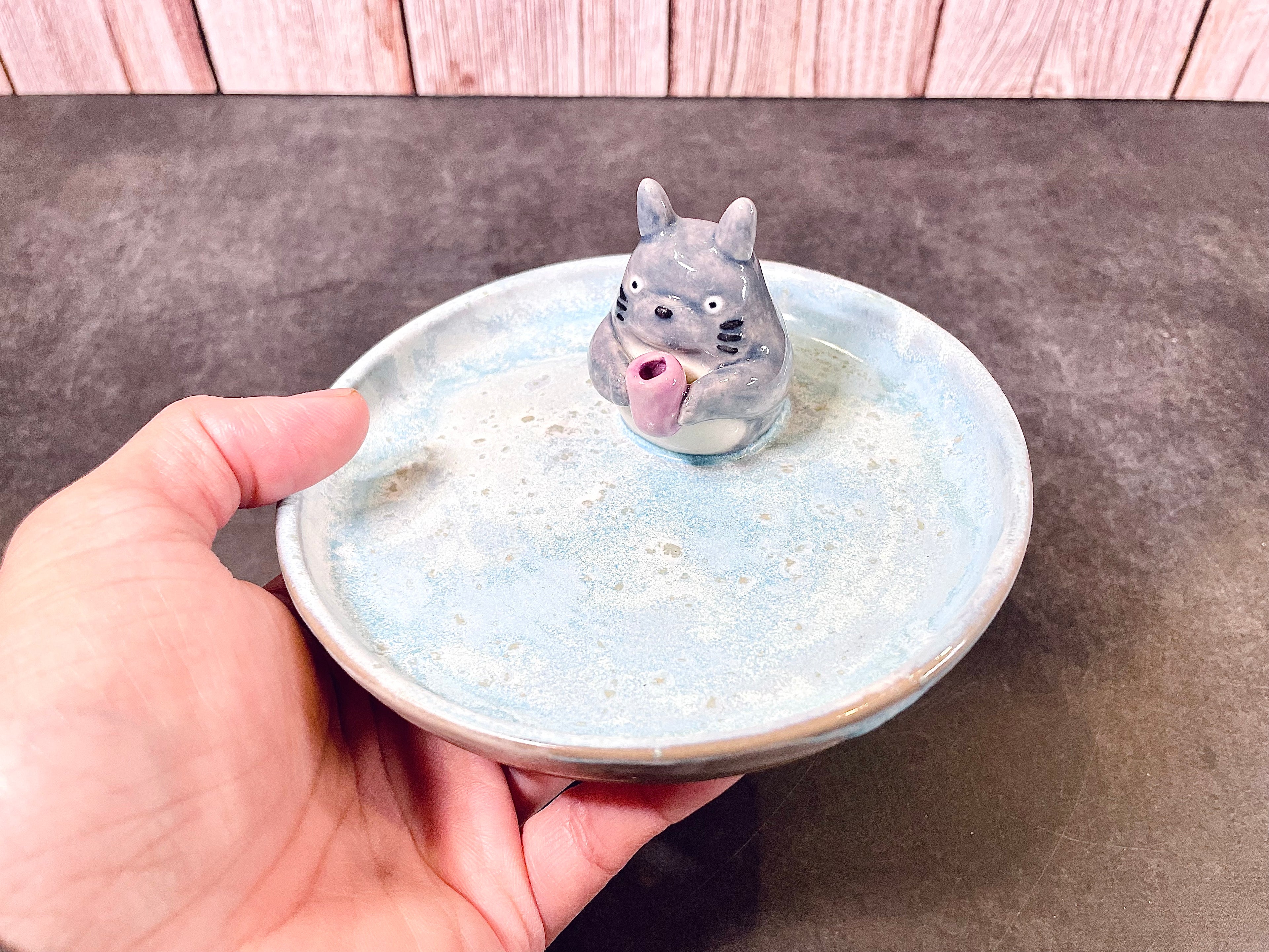 Trinket Tray / Incense Burner - Totoro