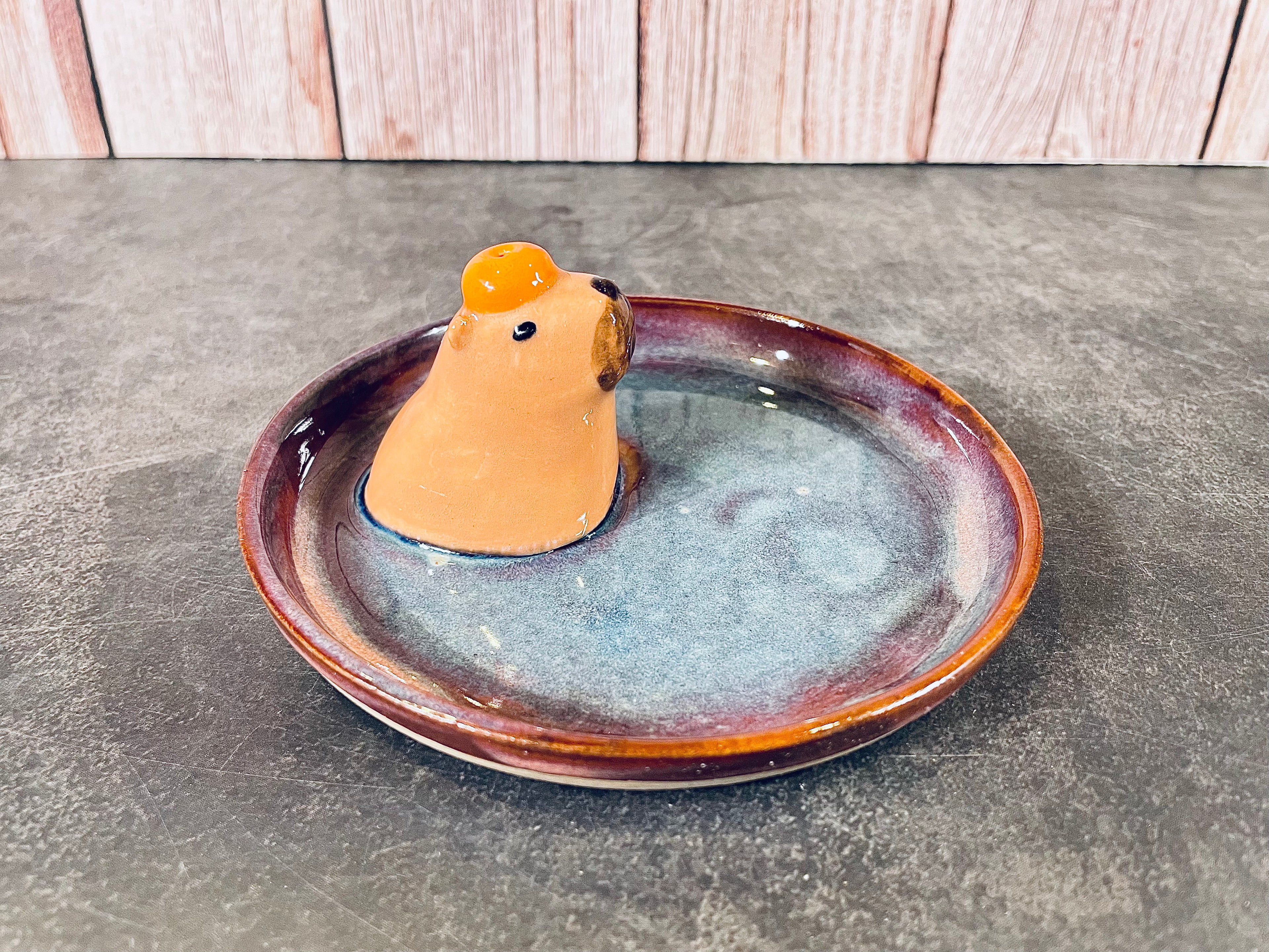 Trinket Tray / Incense Burner - Capybara