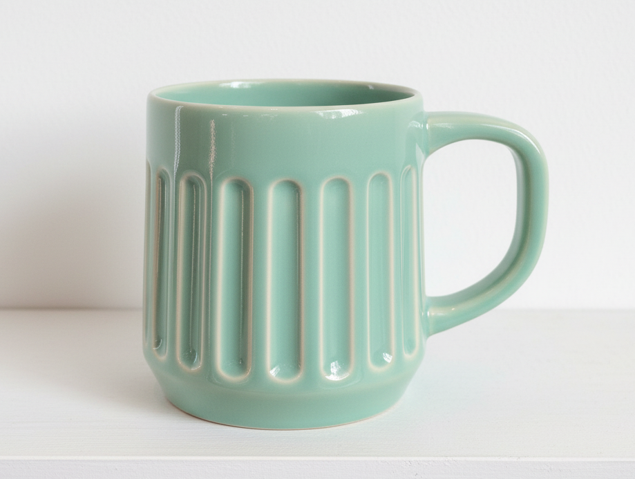 Mug - Doric - Celadon Green Glaze