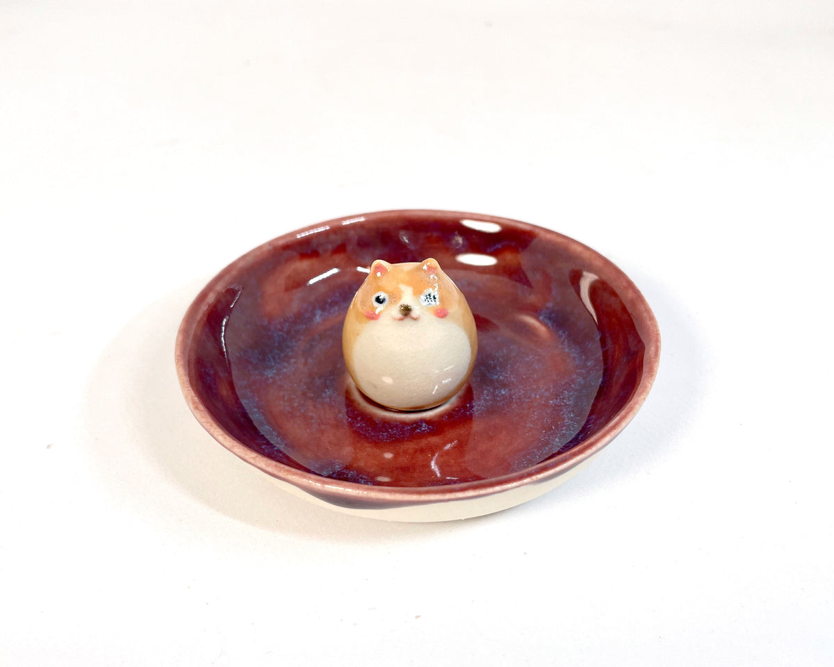 Ring Dish -  Shiba Inu Ceramic Ring Dish